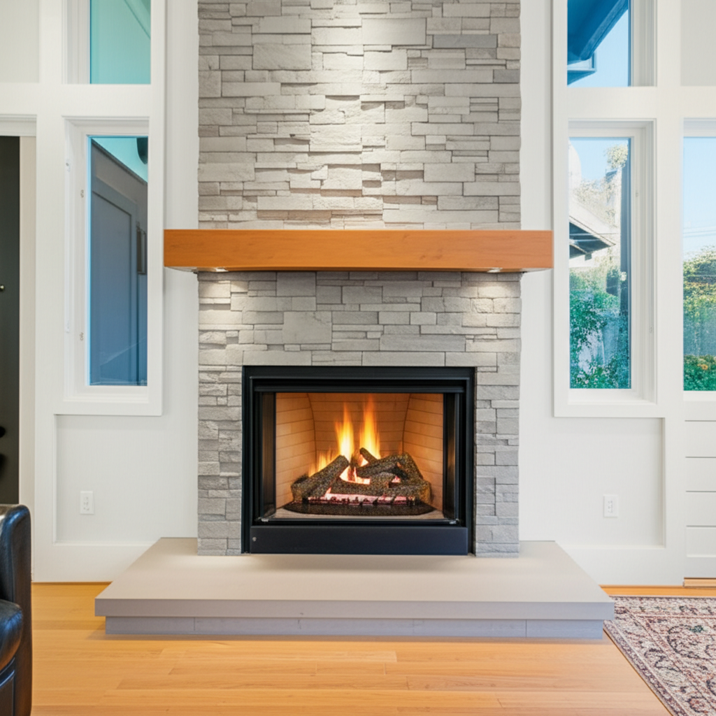 Fireplace installation