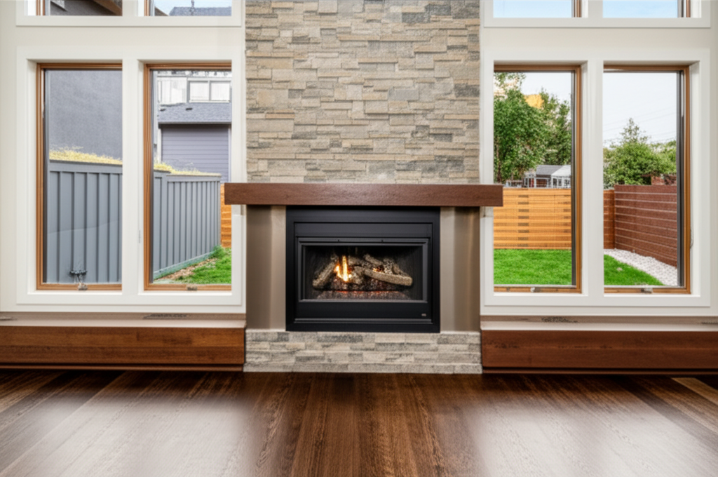 Fireplace installation