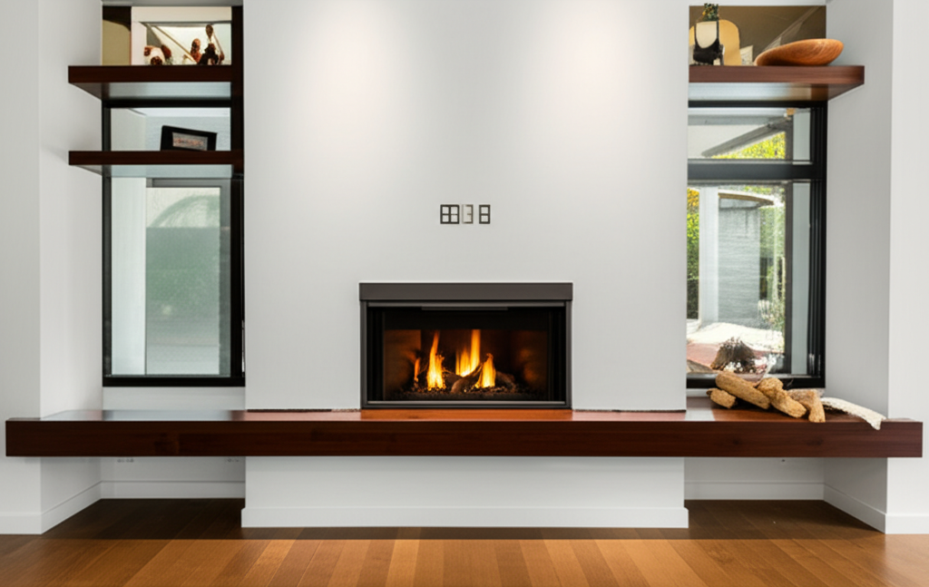 Fireplace installation