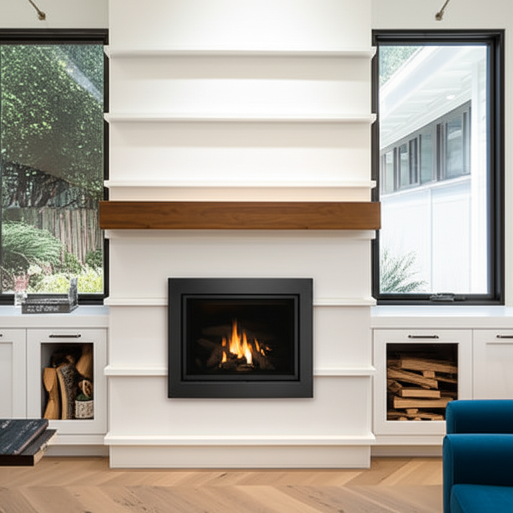 Fireplace installation