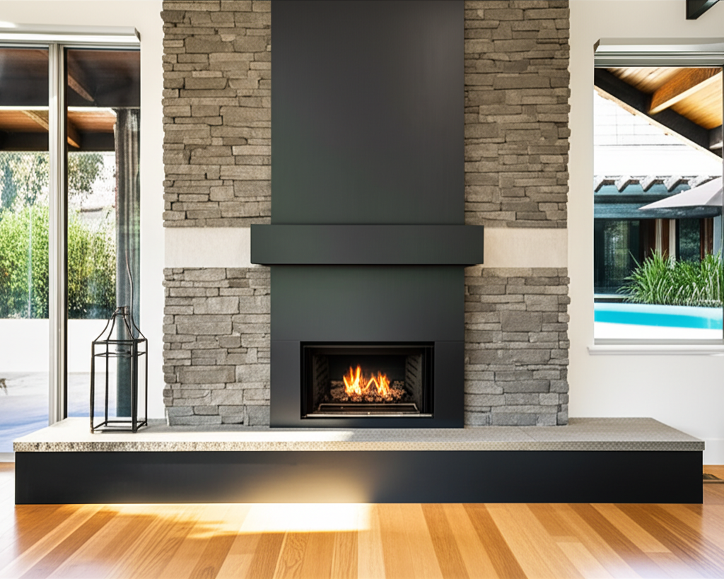 Fireplace installation