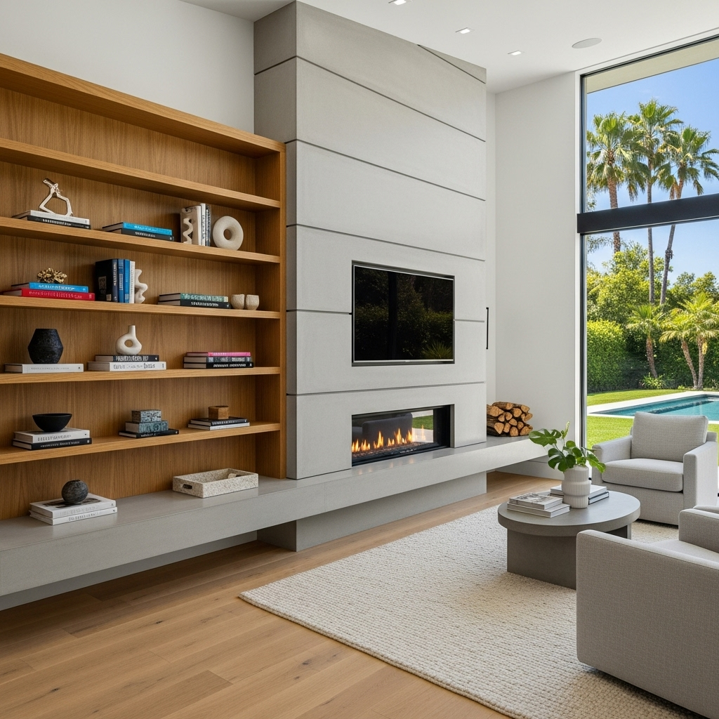 Fireplace installation