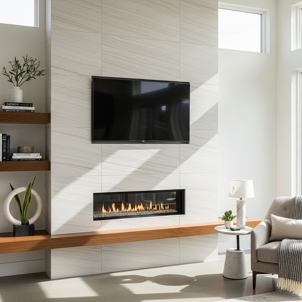 Fireplace installation