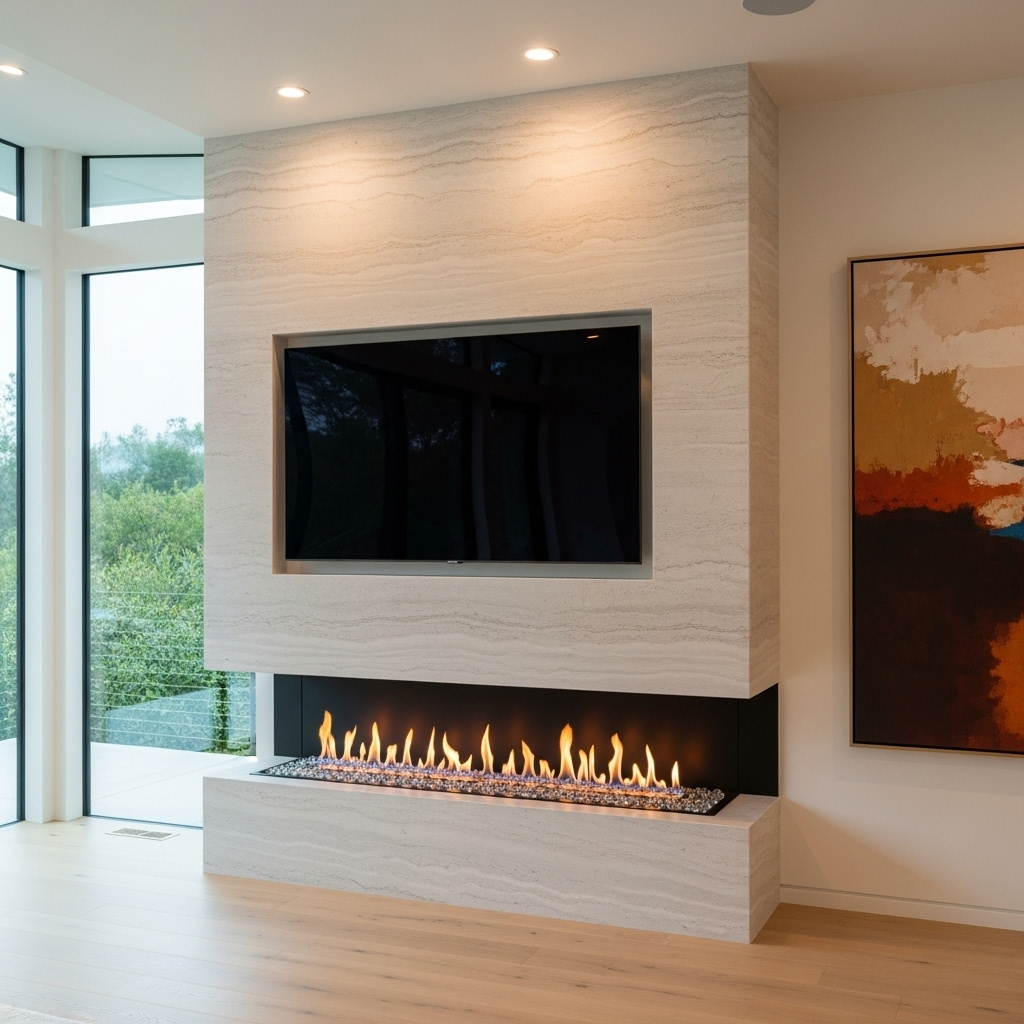 Fireplace installation