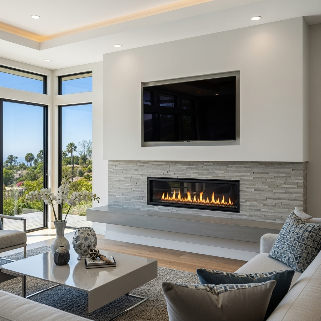 Fireplace installation