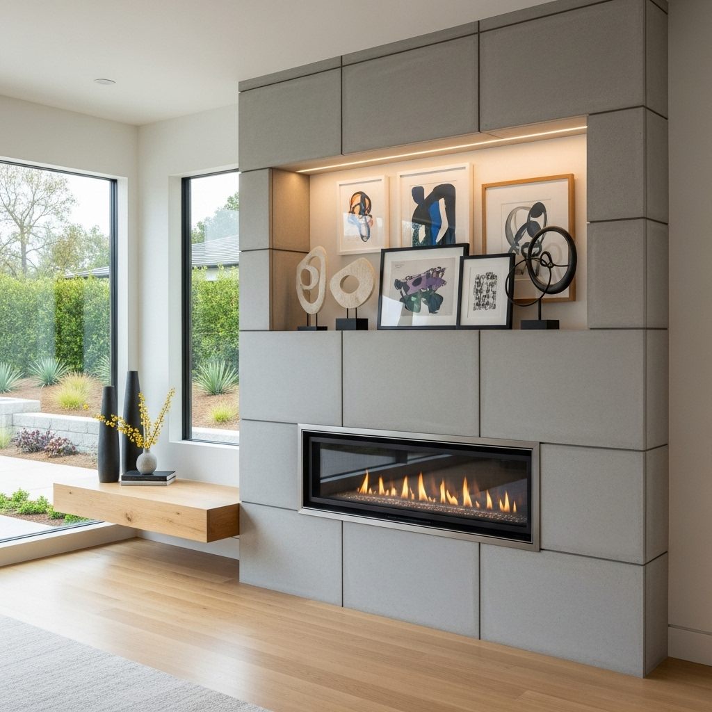 Fireplace installation