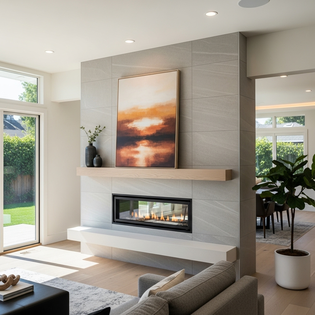 Fireplace installation